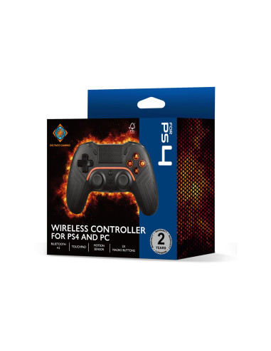 Deltaco Gaming Gam-139 Kontroler Gier Czarny Bluetooth/Usb Gamepad Cyfrowy Android, Pc, Playstation 4