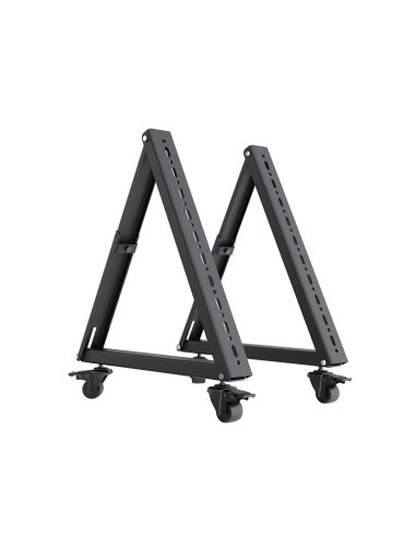 Maclean Wózek / Stojak Podłogowy Do Tv, 37-80", Max. Vesa 800X400, Max. 75Kg, Mobilny, Blokada Kół Mc-183