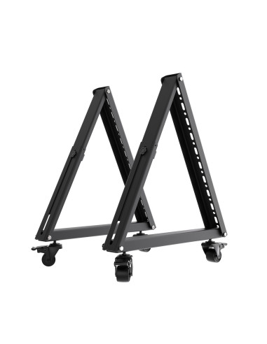 Maclean Wózek / Stojak Podłogowy Do Tv, 37-80", Max. Vesa 800X400, Max. 75Kg, Mobilny, Blokada Kół Mc-183