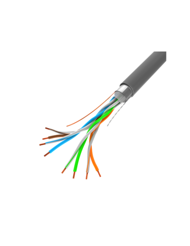Lanberg Kabel Lan Ftp 100Mb/S 305M Drut Cca Szary