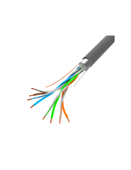 Lanberg Kabel Lan Ftp 100Mb/S 305M Drut Cca Szary
