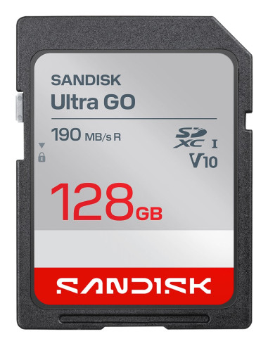 Sandisk Ultra Go Sd Uhs-I 128Gb Sd 190Mb/S(R)