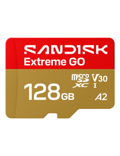 Sandisk Extreme Go Microsd Uhs-I 128Gb Microsd 240Mb/S(R) / 120Mb/S(W)