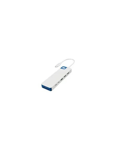 9-Portowa Stacja Dokująca Hyper Hyperdrive Flex Dual 4K Hdmi, Biały/Niebieski | Hd4103Bugl | Ilość Portów Hdmi: 2