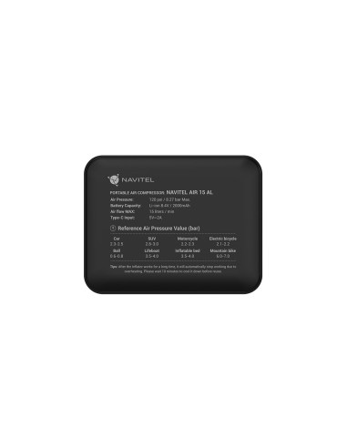 Akumulatorowy Kompresor Powietrza Navitel Air 15 Al 2000Mah