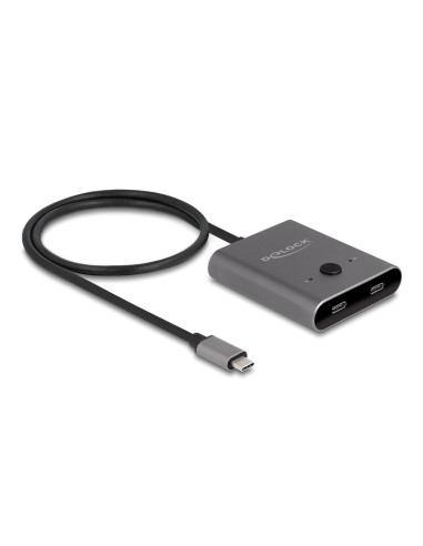 Delock Przełącznik Usb 10 Gbps Usb Type-C 2 Do 1 Dwukierunkowego 8K