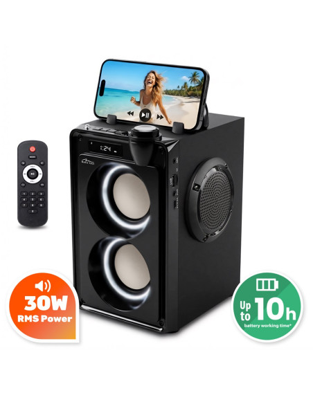 Media-Tech Przenośny Głośnik Bluetooth Overbox Mt3186