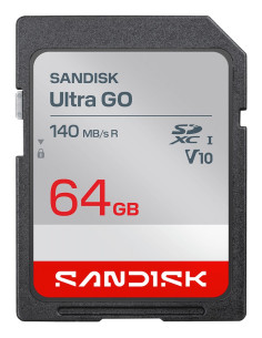 Sandisk Ultra Go Sd Uhs-I 64Gb Sd 140Mb/S(R)