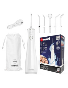 Eldom Irygator Ry200B 230 Ml Akumulatorowy,Biały, Czas Pracy 60 Min. Czas Ładowania Ok. 6 H, Ipx7, Etui Podróżne, Przewód Usb