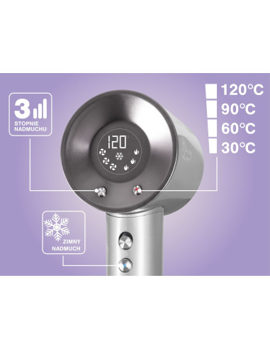 Eldom Suszarka Do Włosów Ht280 1500 W Wyśw.led