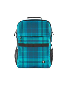Plecak Hp Campus Xl Do Notebooka 16" 7J594Aa Niebiesko-Turkusowa Krata
