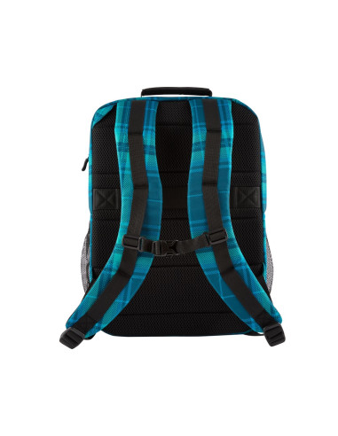 Plecak Hp Campus Xl Do Notebooka 16" 7J594Aa Niebiesko-Turkusowa Krata