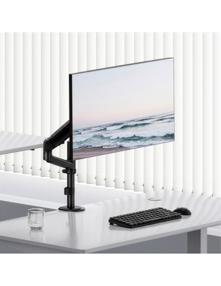 Ergo Office Uchwyt / Wieszak Na Monitor, 17"-32", 1-10Kg, Czarny Mat, Max. Vesa 100X100 Er-691 B