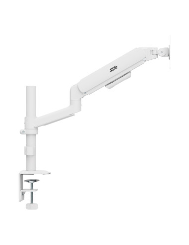 Ergo Office Uchwyt / Wieszak Na Monitor Sprężyna Gazowa, 17"-32", 1-10Kg, Biały Mat, Max. Vesa 100X100 Er-691 W