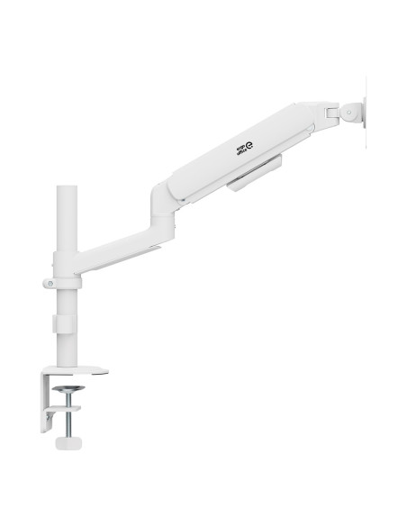 Ergo Office Uchwyt / Wieszak Na Monitor Sprężyna Gazowa, 17"-32", 1-10Kg, Biały Mat, Max. Vesa 100X100 Er-691 W