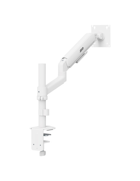 Ergo Office Uchwyt / Wieszak Na Monitor Sprężyna Gazowa, 17"-32", 1-10Kg, Biały Mat, Max. Vesa 100X100 Er-691 W