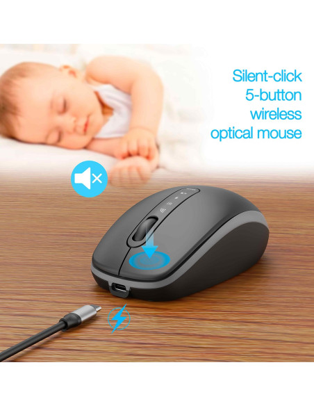Gembird Bezprzewodowy Zestaw Klawiatury + Mysz Dual Mode, 2.4 Ghz + Bt, Slim, Układ Us, Kolor Czarny