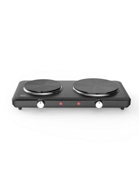 Eldom Elektryczna Kuchenka Dwupalnikowa Pg22 2500W, Płynna Regulacja Temperatury Średnice Płyt 18,5 Cm + 15,5 Cm