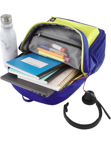 Plecak Hp Campus  Do Notebooka 15,6" Niebiesko-Żółty7J596Aa