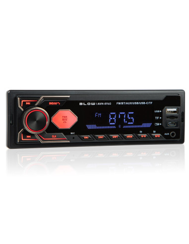 Radio Blow Avh-8960 Rds Mp3/Usb/Micro Sd/Bluetooth + Usb-C