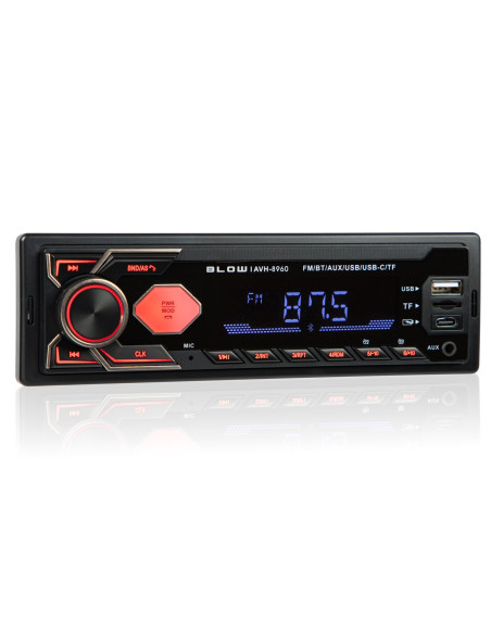 Radio Blow Avh-8960 Rds Mp3/Usb/Micro Sd/Bluetooth + Usb-C
