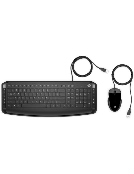 Zestaw Klawiatura + Mysz Hp Pavilion Keyboard + Mouse 200 Przewodowe Czarne 9Df28Aa