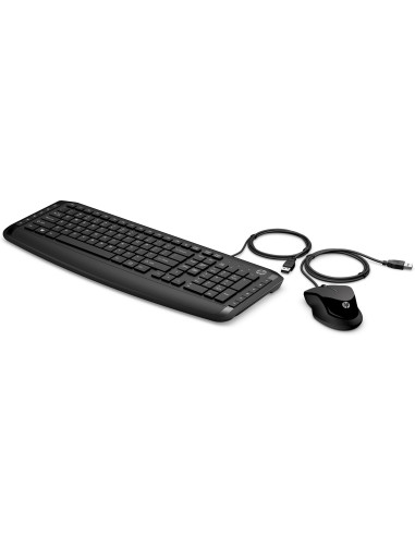 Zestaw Klawiatura + Mysz Hp Pavilion Keyboard + Mouse 200 Przewodowe Czarne 9Df28Aa