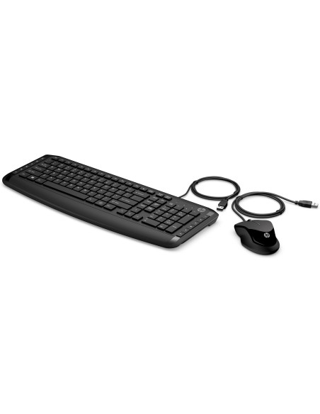 Zestaw Klawiatura + Mysz Hp Pavilion Keyboard + Mouse 200 Przewodowe Czarne 9Df28Aa