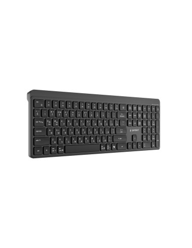 Gembird Bezprzewodowy Zestaw Klawiatury + Mysz Slim Pro Business, Dual Mode: 2,4 Ghz + Bt, Układ Ru, Kolor Czarny