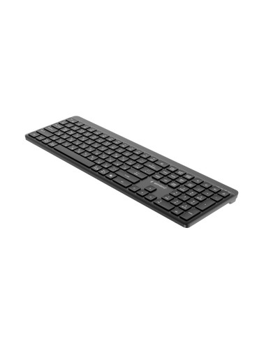 Gembird Bezprzewodowy Zestaw Klawiatury + Mysz Slim Pro Business, Dual Mode: 2,4 Ghz + Bt, Układ Ru, Kolor Czarny