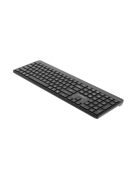 Gembird Bezprzewodowy Zestaw Klawiatury + Mysz Slim Pro Business, Dual Mode: 2,4 Ghz + Bt, Układ Ru, Kolor Czarny