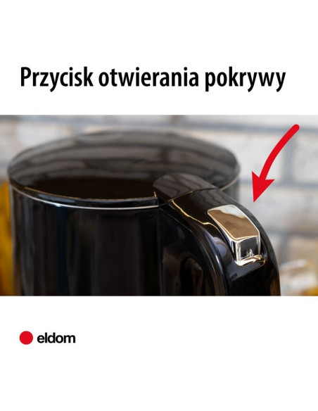 Eldom Czajnik Bezprzewodowy Z Regulacją Temperatury C540 Jetty 1,7 L 2200W Czarny