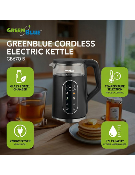 Greenblue Czajnik Elektryczny Bezprzewodowy Gb670