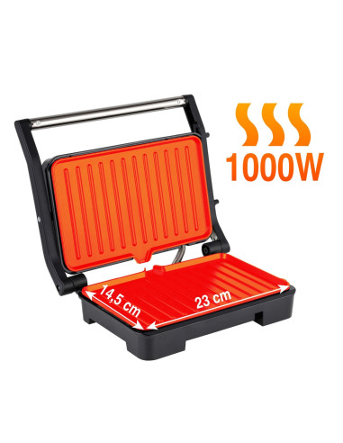 Eldom Grill Kontaktowy Gk110 800W Czarno-Srebrny