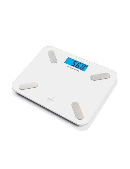 Eldom Inteligentna Waga Osobowa Two 550B Ullie Pomiar Tkanki Tłuszczowej,Mięśniwej ,Bmi,Wody W Organiźmie ,Dedykowana App.