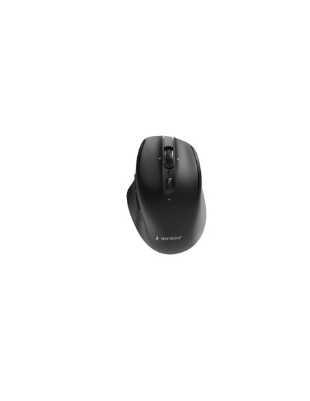Gembird Mysz Bezprzewodowa Dual-Mode (2.4G + Bt) 2400 Dpi, 6 Przycisków, Kolor Czarny