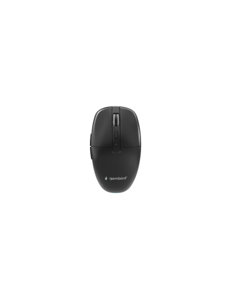 Gembird Mysz Bezprzewodowa Dual-Mode (2.4G + Bt) 1600 Dpi, 6 Przycisków, Kolor Czarny