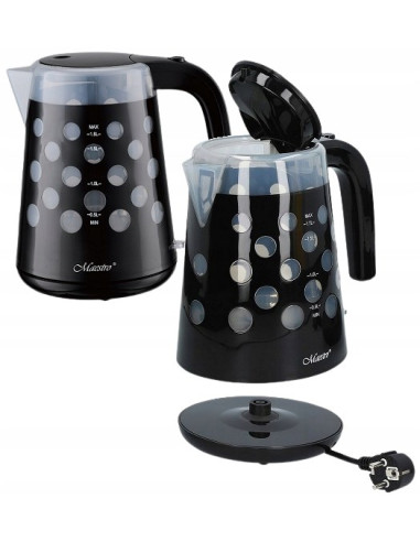 Czajnik Elektryczny 1,7L 2200W Mr-045-Black Maestro