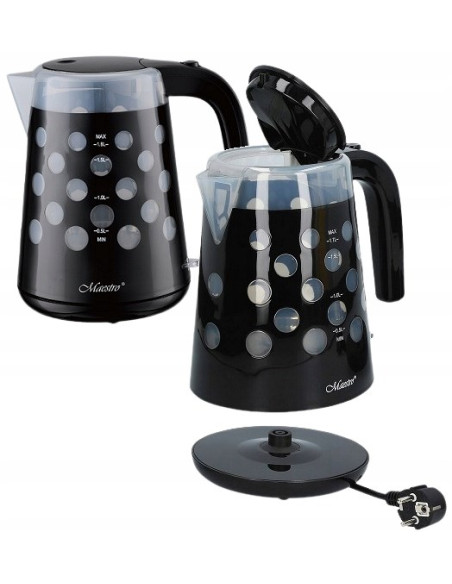 Czajnik Elektryczny 1,7L 2200W Mr-045-Black Maestro