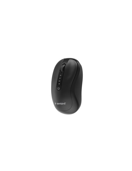 Gembird Mysz Bezprzewodowa Dual Mode (2.4G + Bt) 1600 Dpi, 4 Przyciski, Kolor Czarny