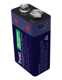 Akumulator Trust 9V Ładowany Przez Usb-C
