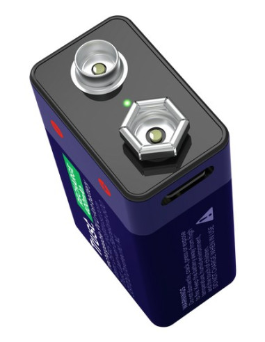 Akumulator Trust 9V Ładowany Przez Usb-C