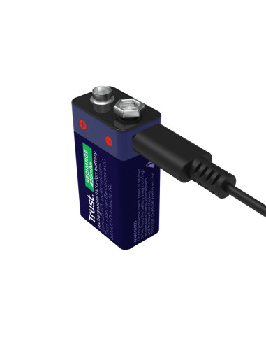Akumulator Trust 9V Ładowany Przez Usb-C