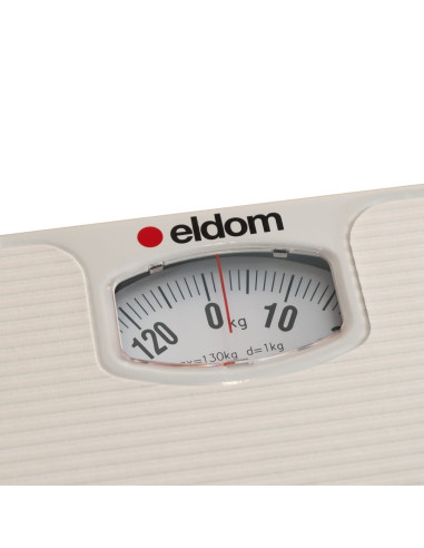 Eldom Mechaniczna Waga Łazienkowa Br2016B Biała Do 130 Kg