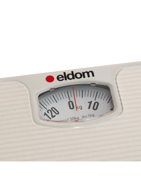 Eldom Mechaniczna Waga Łazienkowa Br2016B Biała Do 130 Kg