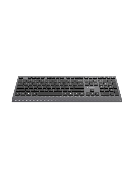 Gembird Klawiatura Slim Przewodowa Multimedialna Czarna, Usb-C, Układ Us