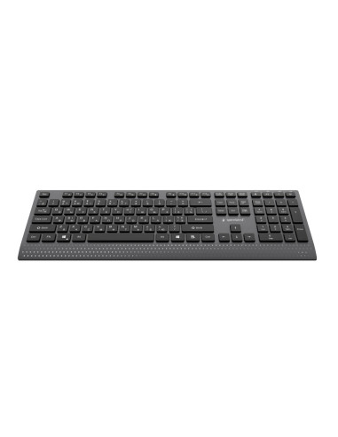 Gembird Przewodowa Klawiatura Multimedialna Slim Usb-C, Ru Layout, Czarna