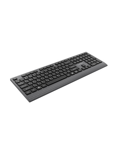 Gembird Przewodowa Klawiatura Multimedialna Slim Usb-C, Ru Layout, Czarna