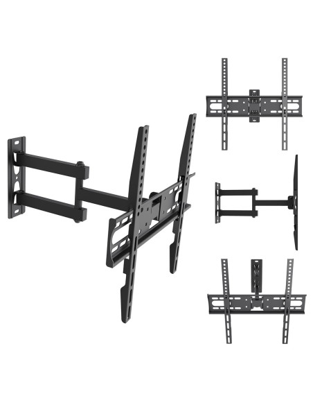 Maclean Uchwyt Wieszak Do Tv 32-55'' Uchwyt / Wieszak Do Tv Maclean, Max Vesa 400X400, 32-55", Do 30Kg, Czarny, Reg. Pochyłu