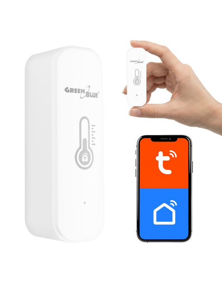 Greenblue Czujnik Temperatury I Wilgotności Wifi, Android/Ios/Alexa/Google Home, 3.0V Dc, Lr03X2 Gb737